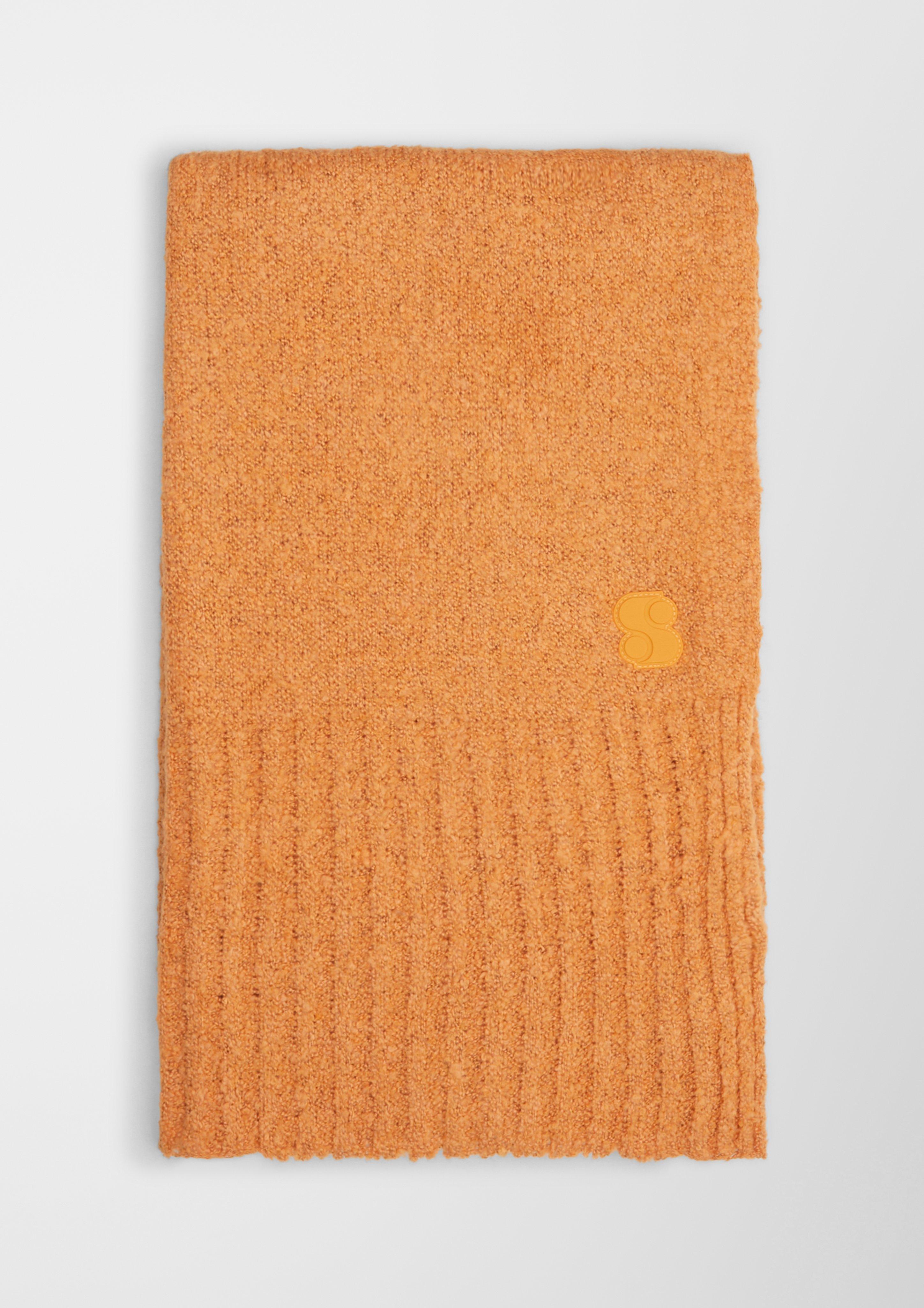 Strickschal aus Baumwollmix  2120565-21X2
