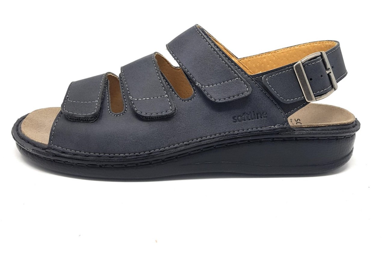 FIDELIO Komfort Sandalen grau