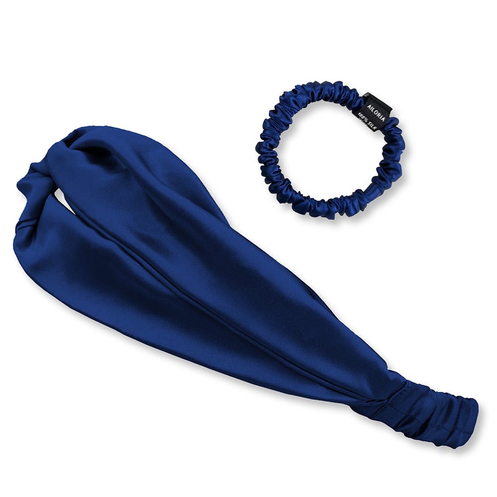 Ailoria S&D Set Headband und Scrunchie S Blau