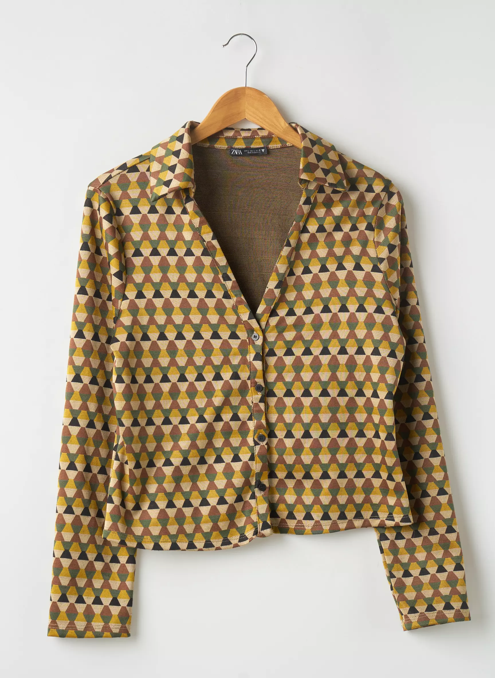 Zara Chemisiers Femme couleur jaune
