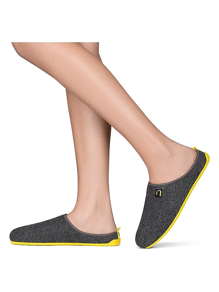 Nanga shoes Hausschuhe in Grau/ Gelb günstig kaufen 46