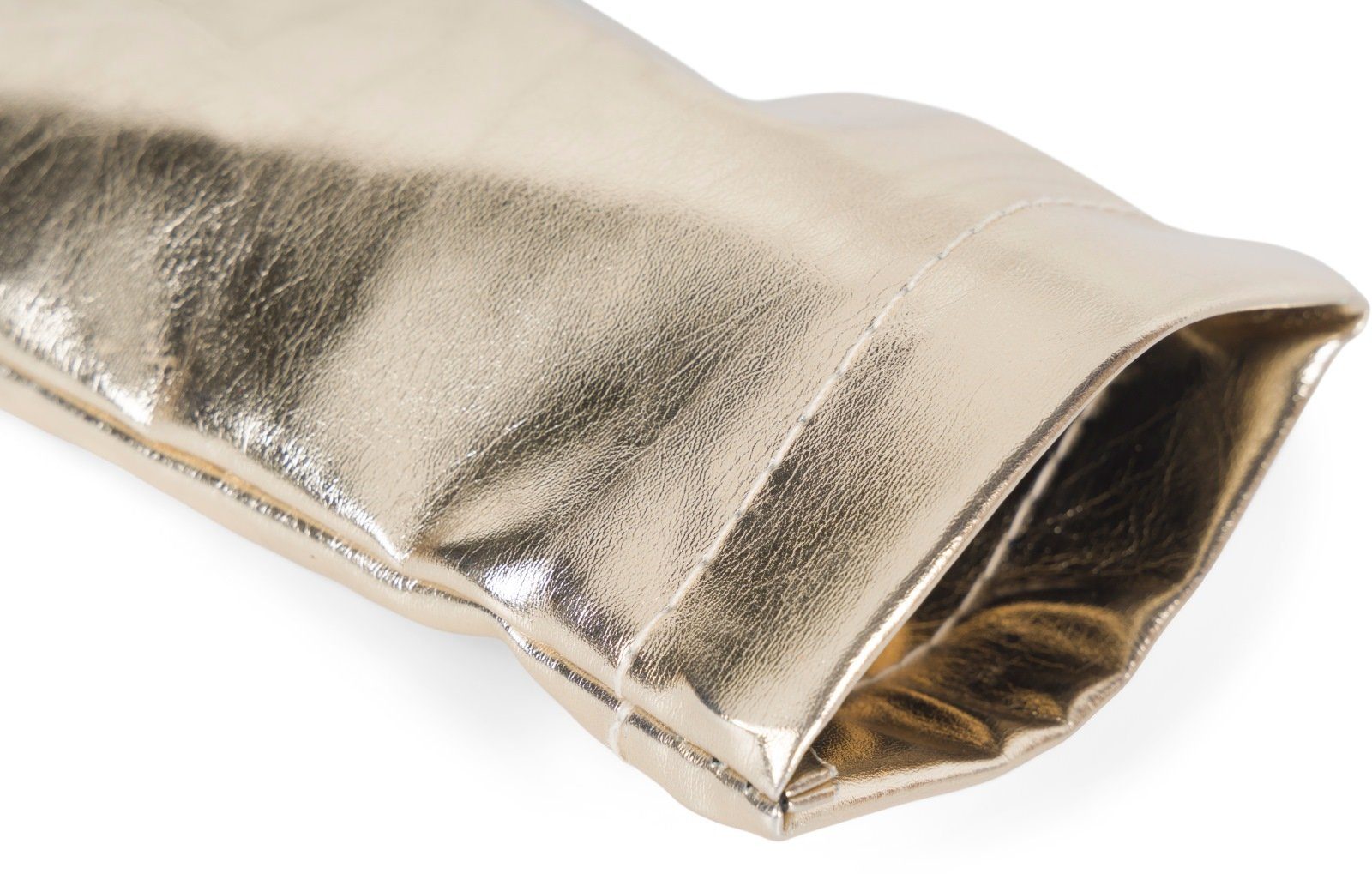 styleBREAKER Brillenetui, Brillenetui Metallic mit Putztuch