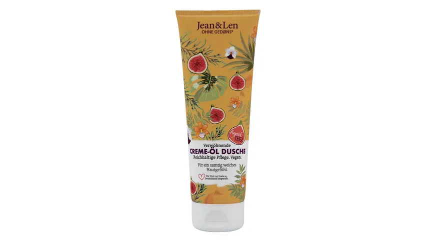Jean&Len Verwöhnende Creme-Öl Dusche Arganöl/Feige 250 ml