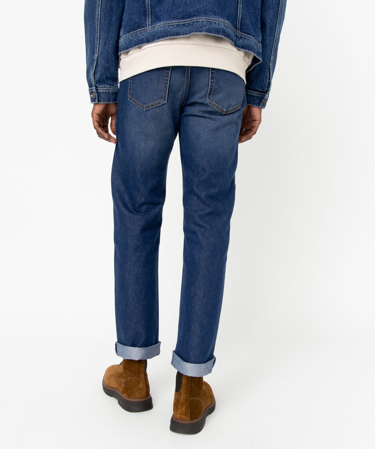 Jean homme écoresponsable coupe slim noir | GEMO