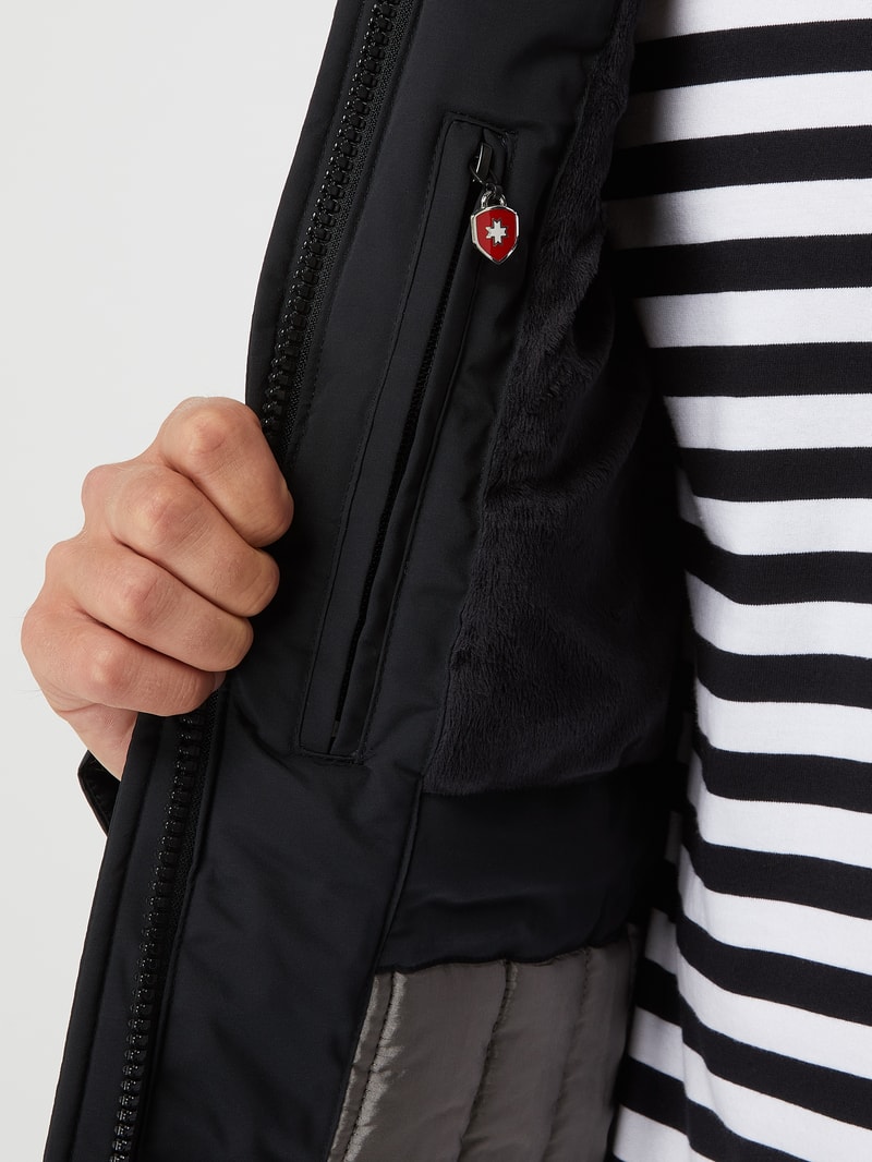 Vancouver 870 Funktionsjacke mit abnehmbarer Kapuze in schwarz