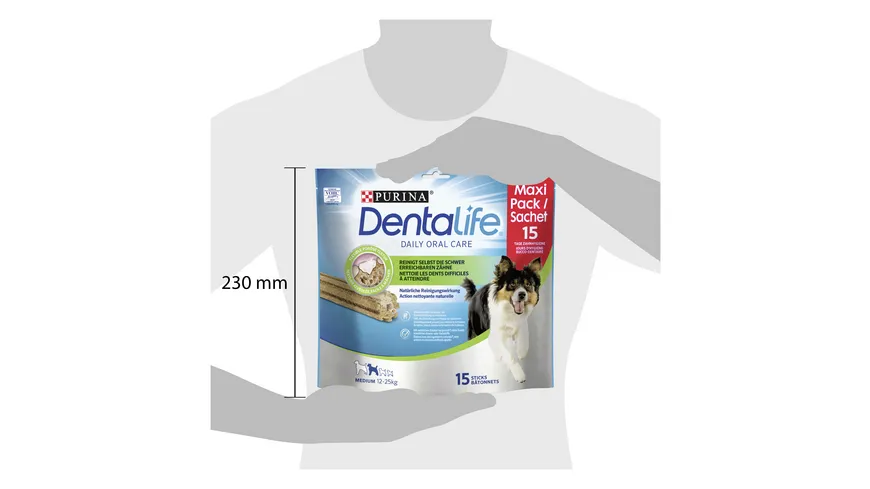 Purina DentaLife Medium Tägliche Zahnpflege-Snacks