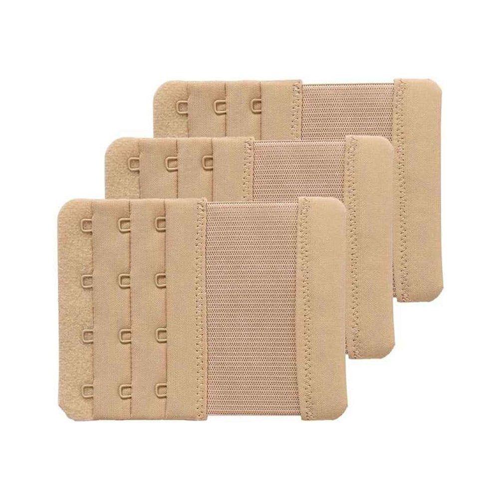 Tian Dee BH-Verlängerung BH-Verlängerung 4 Haken Damen BH-Verlängerer, 3 Stück
