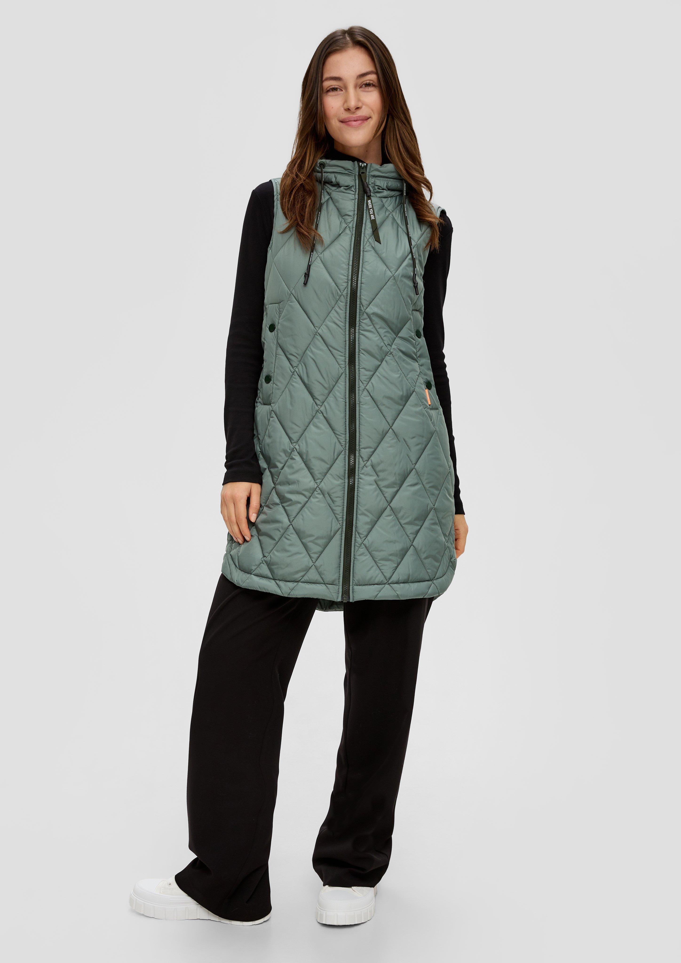 Leichte Steppjacke mit Kapuze  2140310-7816