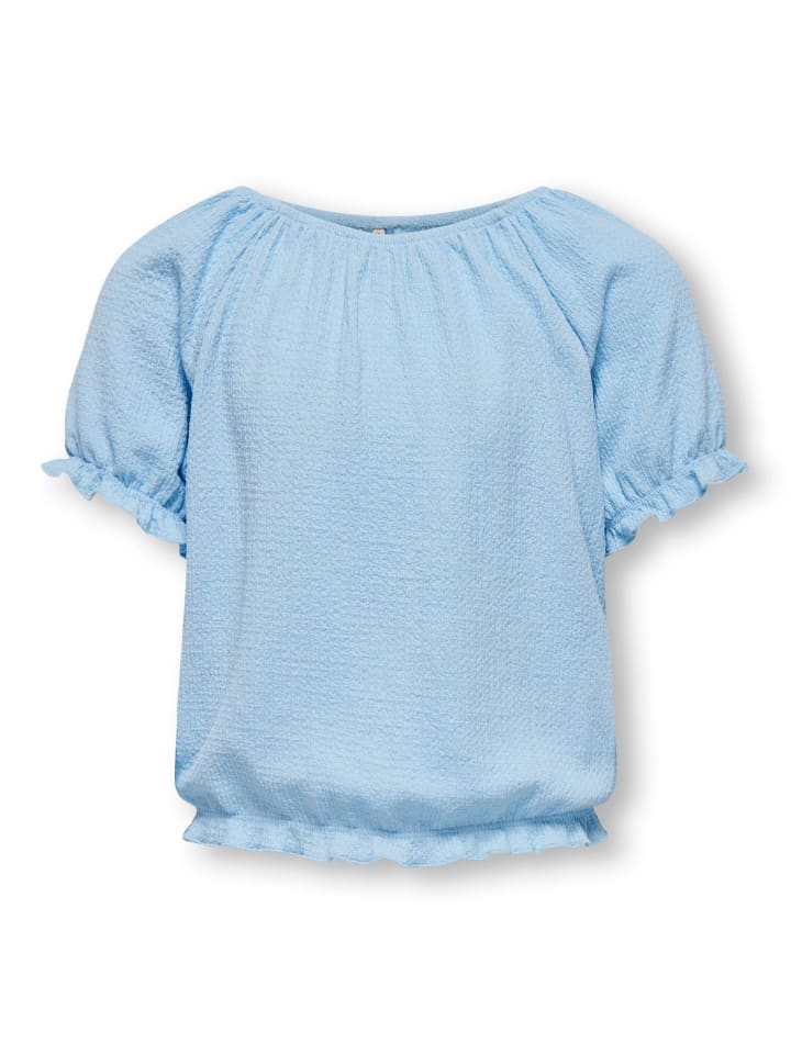 KIDS ONLY Bluse KOGNEW NAYA S/S TOP JRS in clear sky günstig kaufen 122/128