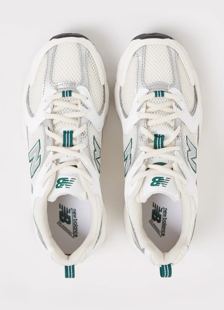 Teniși New Balance 530 din plasă cu detalii din piele