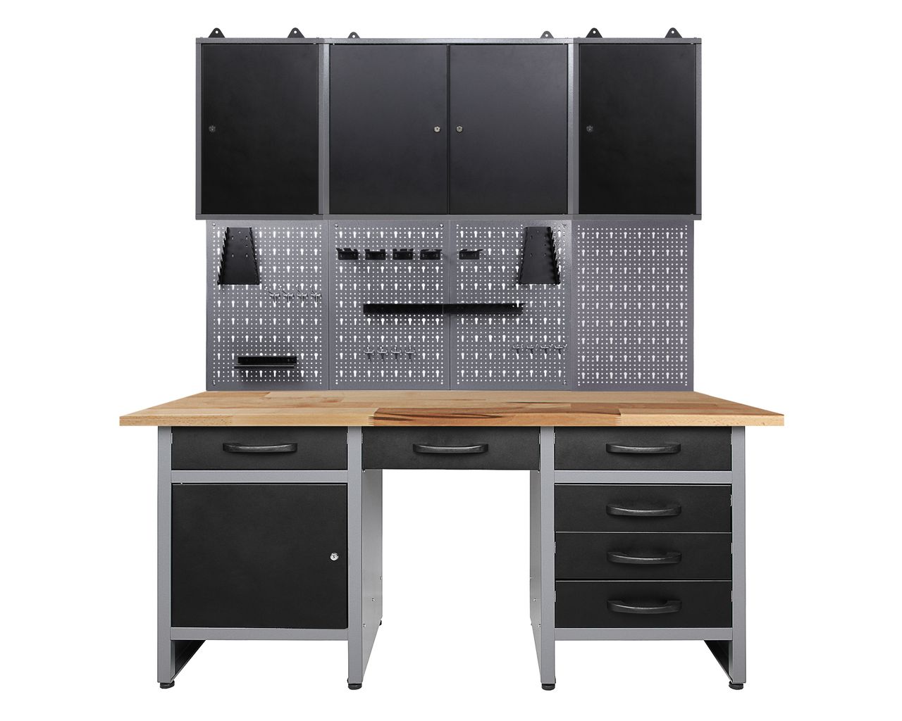 Ondis24 Ondis24 Werkstatt Set Harry 160 cm 3 Schränke