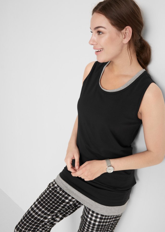 Basic-Long-Top, 2er-Pack