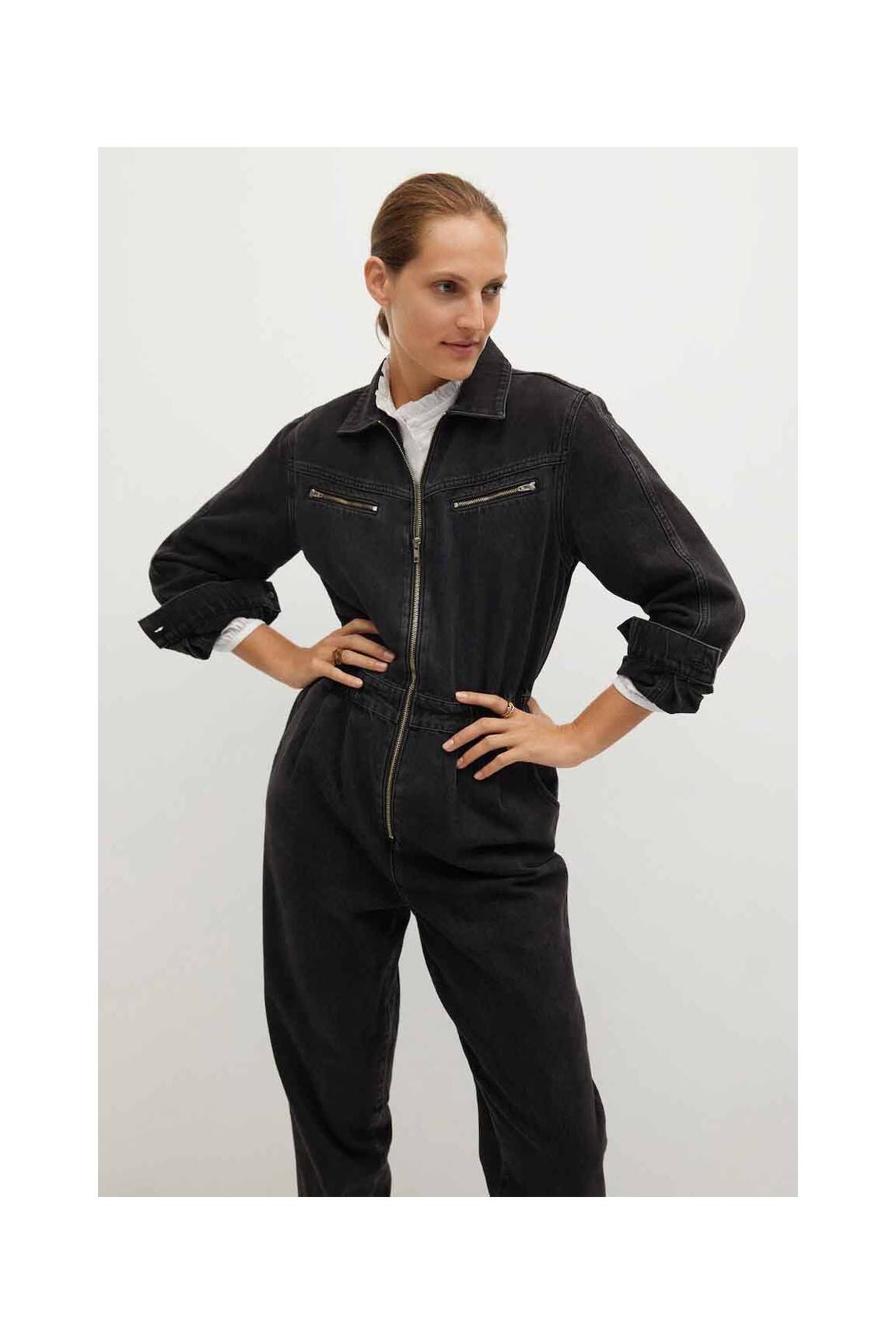 Mango Combinaisons 1 Femme couleur noir
