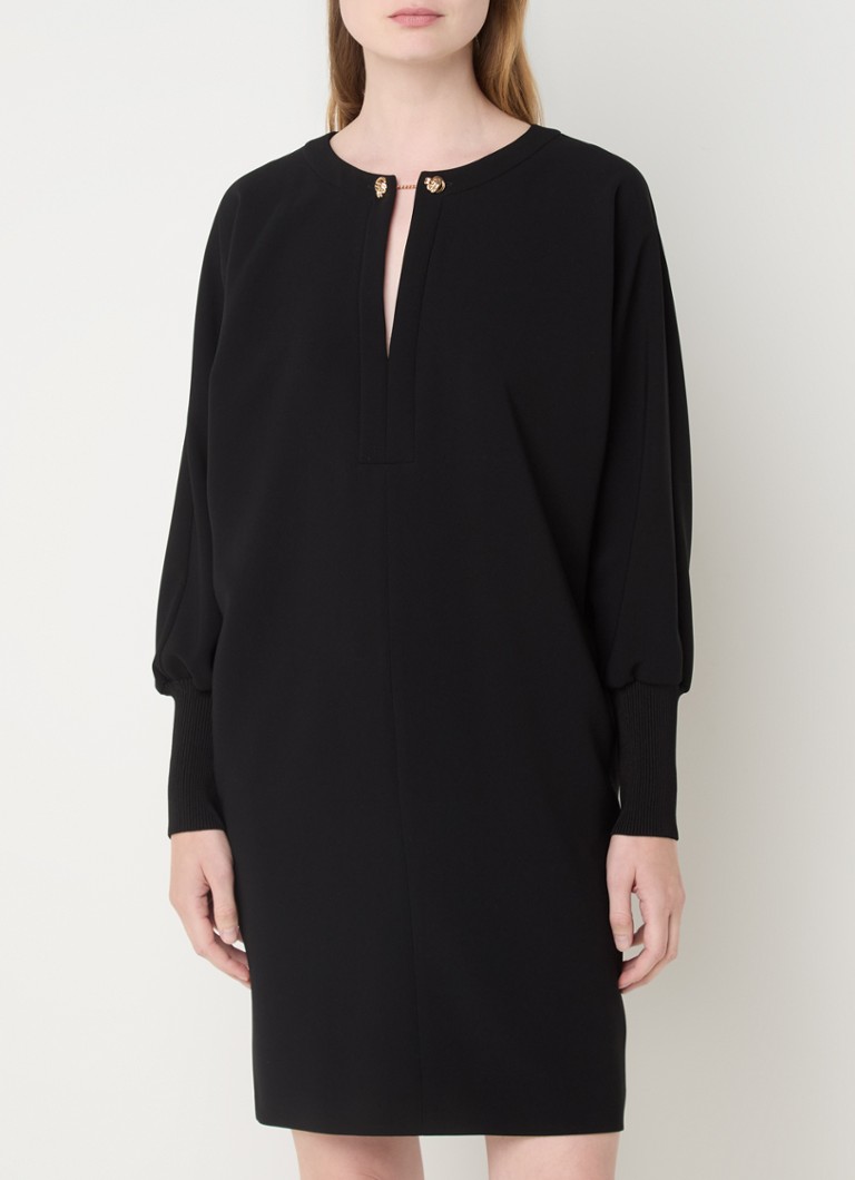 Vestido túnica corto MaxMara Asti con escote pronunciado.