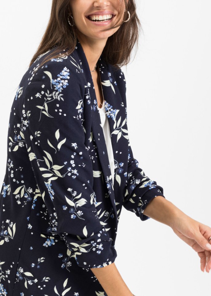 Bedruckter Longblazer
