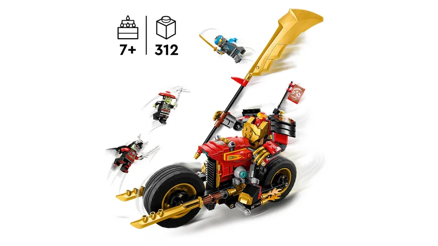 LEGO NINJAGO 71783 Kais Mech-Bike EVO