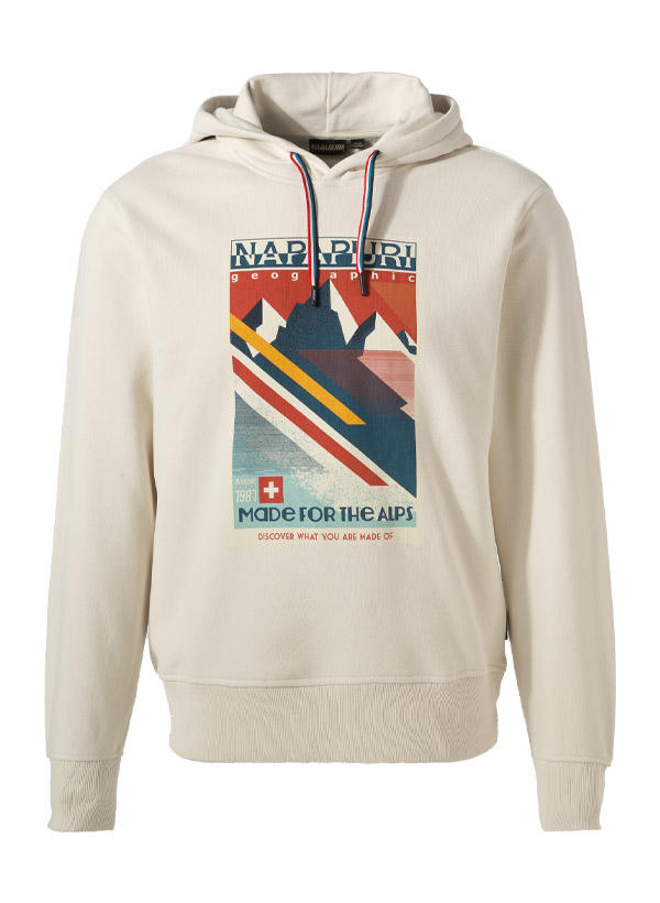 NAPAPIJRI, Hoodie, Baumwolle, beige