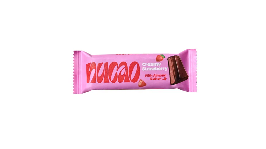 nucao Bio single Riegel - Creamy Strawberry organic 33 g