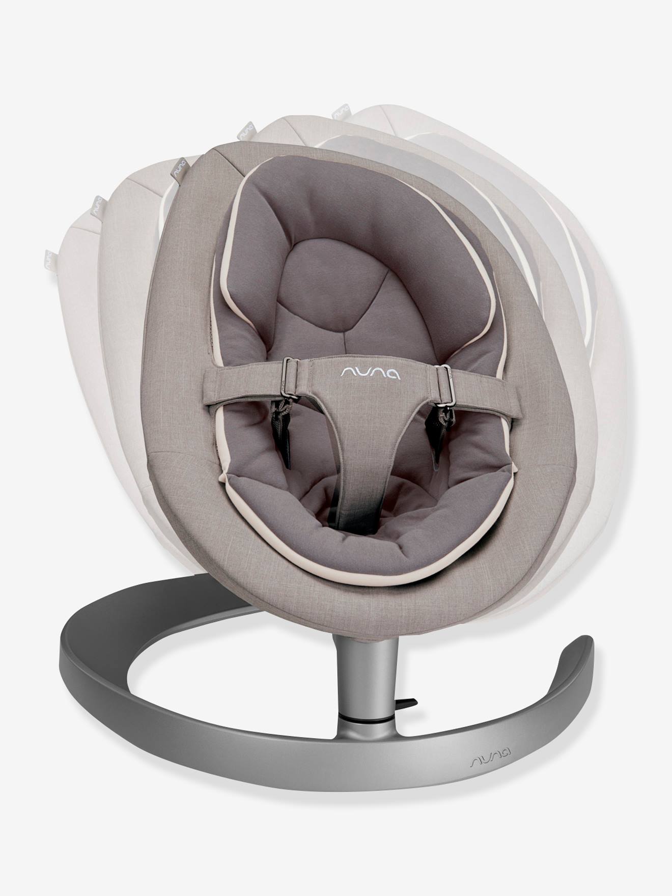Transat évolutif NUNA Leaf Grow avec arche de jeux beige foncé (biscotti)