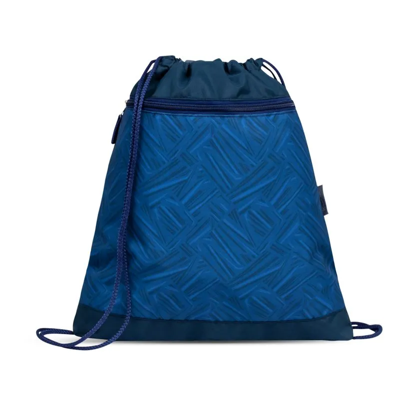 Belmil Motion Schulranzen Set 5-teilig mit 6 Patches - Blue Motion