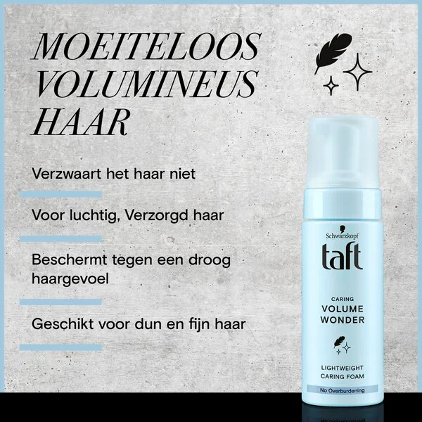 Taft Caring Volume Wonder Mousse 150ml