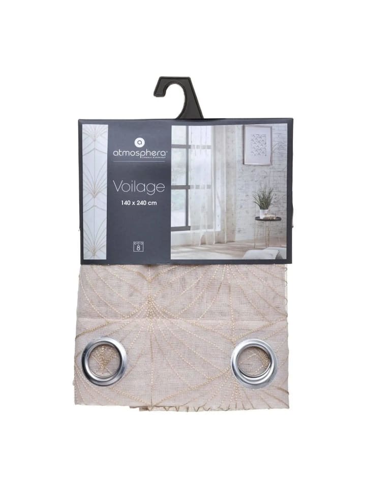 Atmosphera Créateur d'intérieur Gardine in beige günstig kaufen onesize