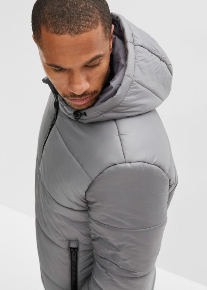 Steppjacke mit Kapuze