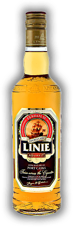 Linie Aquavit Lysholm Double Cask Port Linie Aquavit Lysholm Double Cask Port Der geschätzte Lysholm LINIE Aquavit mit süßlichen Noten durch die zusätzliche Reife in Portweinfässern. 0,7	 Liter - Vol 41,5%