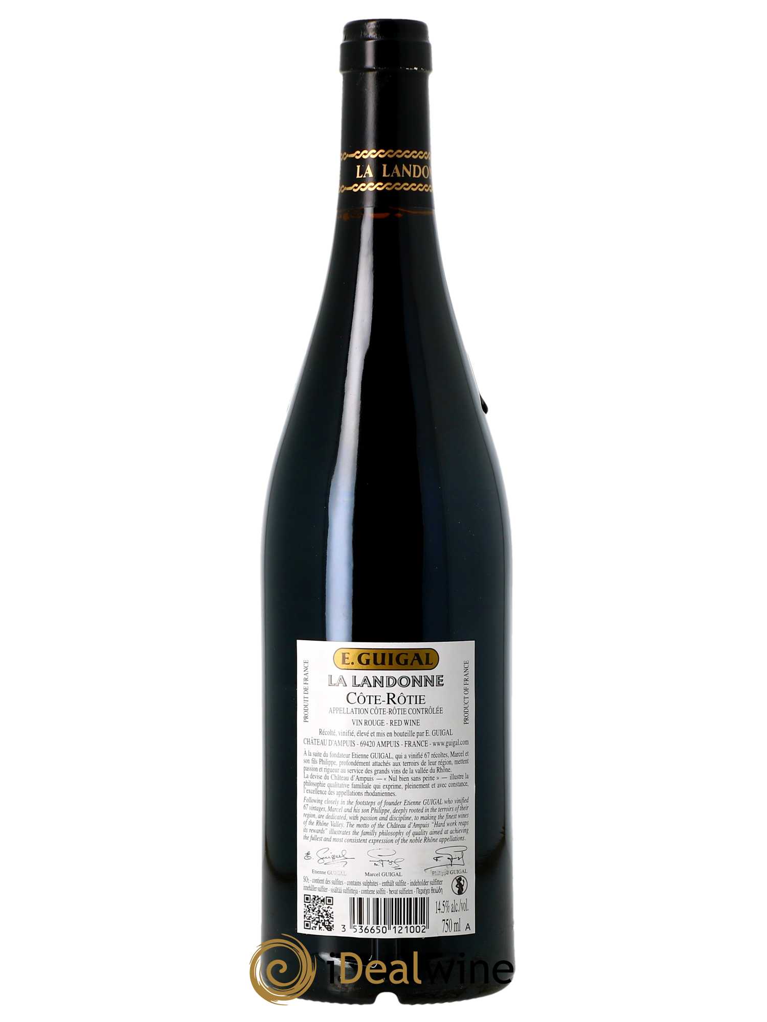 Côte-Rôtie La Landonne Guigal (CBO à partir de 6 BTS) 2019 - Lot de 1 Bouteille