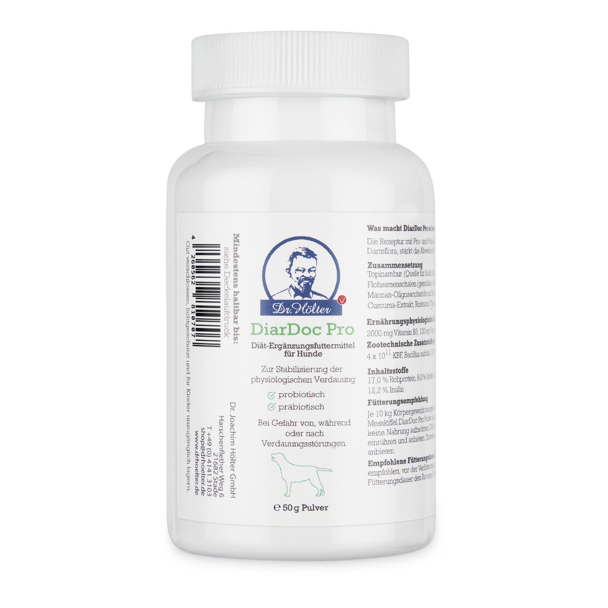 Dr. Hölter Ergänzungsfutter & Aufzucht Dr. Hölter DiarDoc Pro Probiotika Pulver 50 g