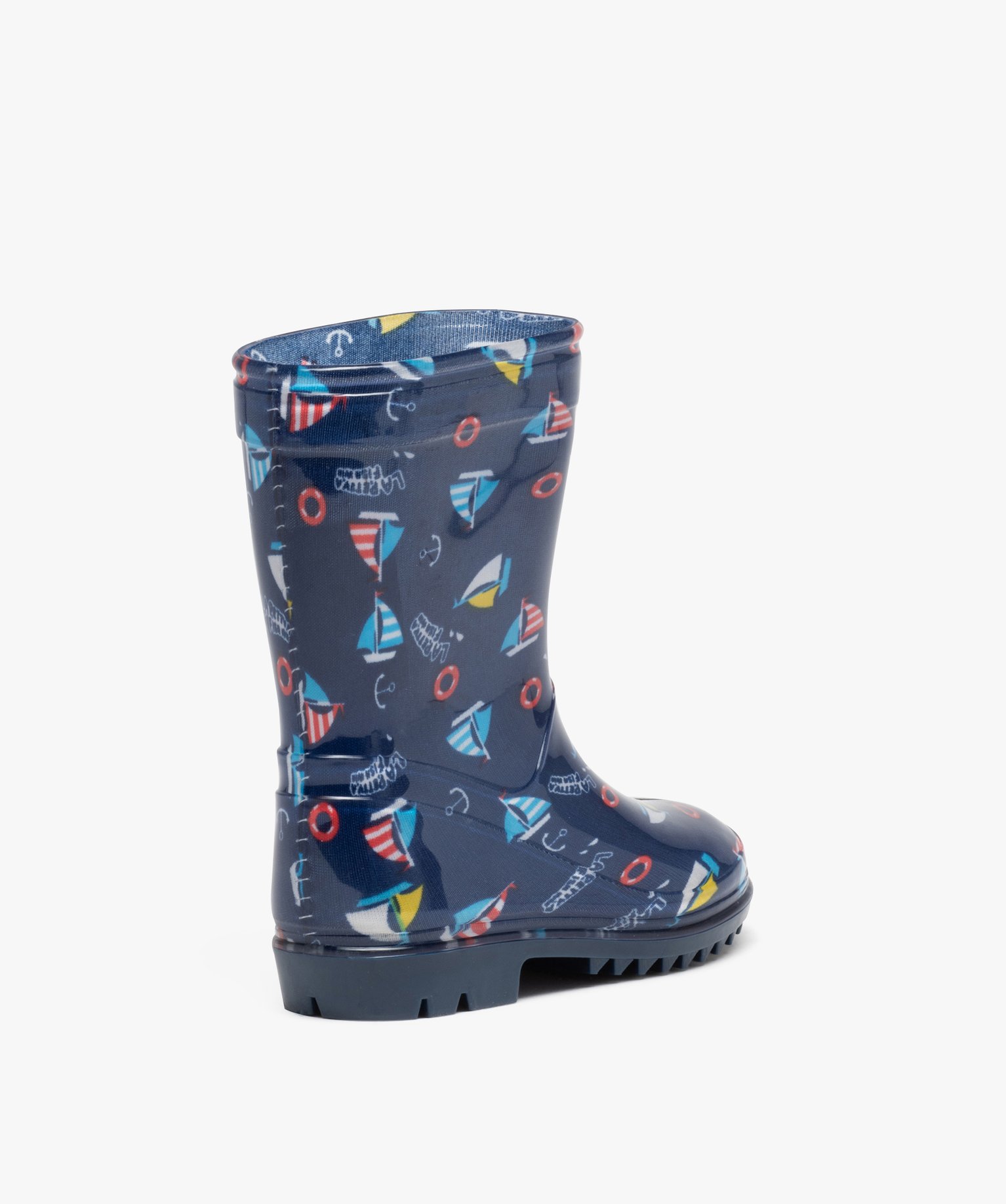 Bottes de pluie Garçon à imprimé marin marine | GEMO