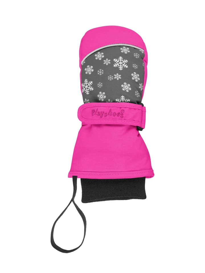 Playshoes Fäustling Schneeflocken in Pink günstig kaufen