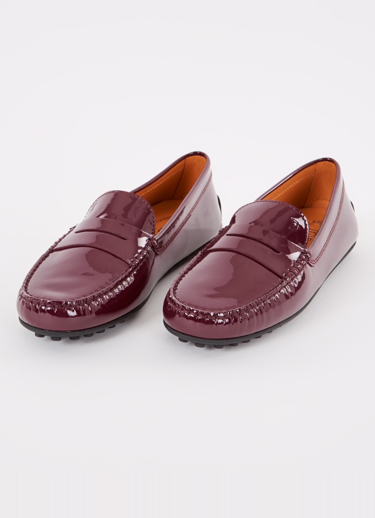 Tod's Gomma skinnmokkasin med patentfinish