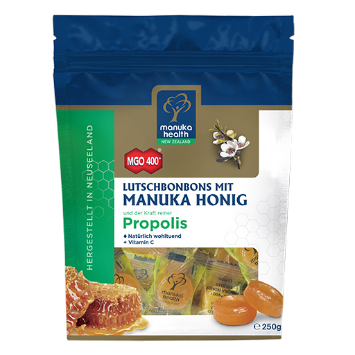 MANUKA HEALTH MGO 400  Lutschbonb.Propolis  250 g  Bonbons