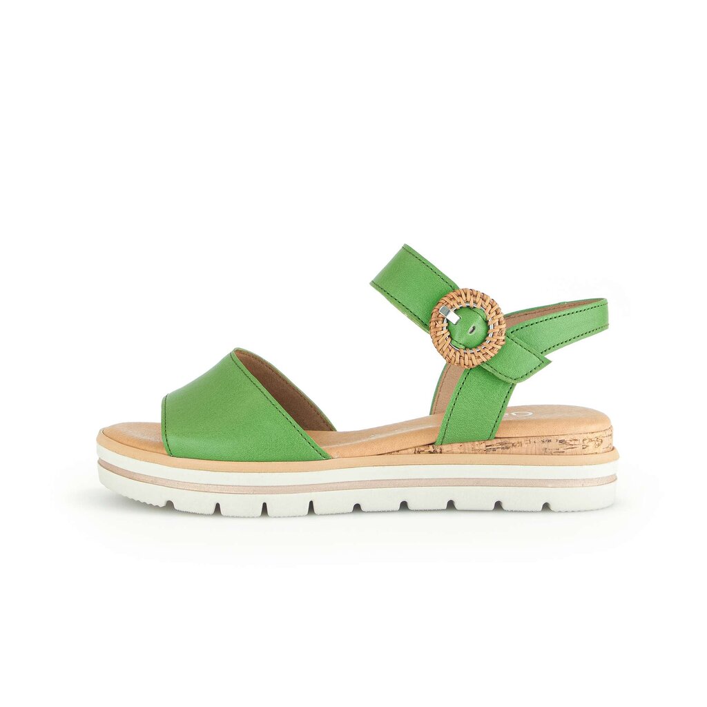 Gabor comfort Keilsandalette grün