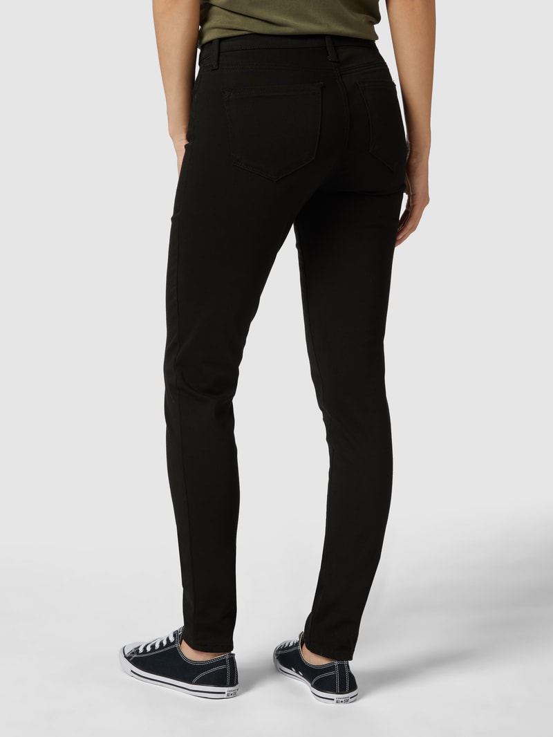 Super Skinny Fit Jeans mit Viskose-Anteil Modell 'Adriana' in schwarz