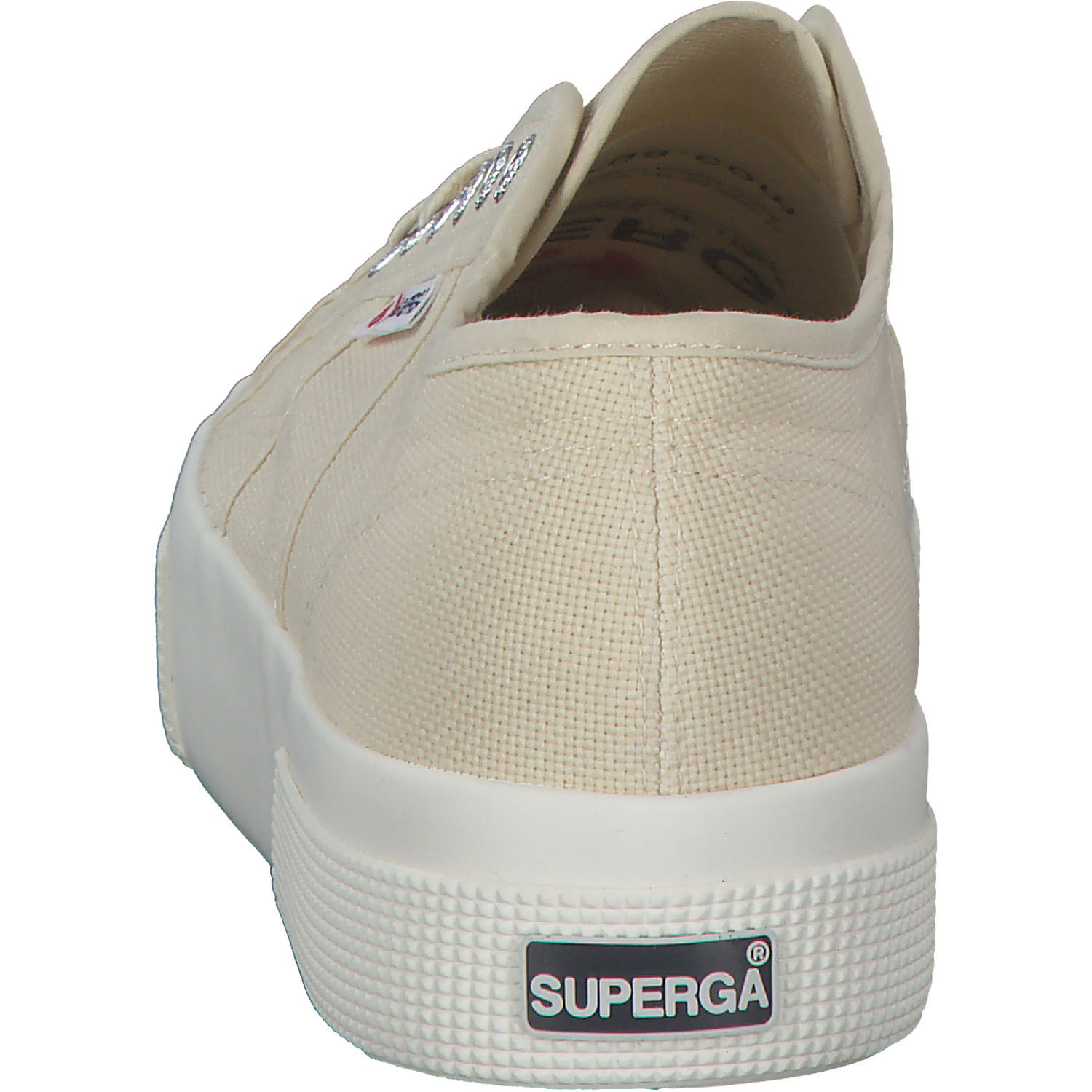 Superga 2740 Platform S21384W, Schnürschuhe, Damen, beige eggshell avorio