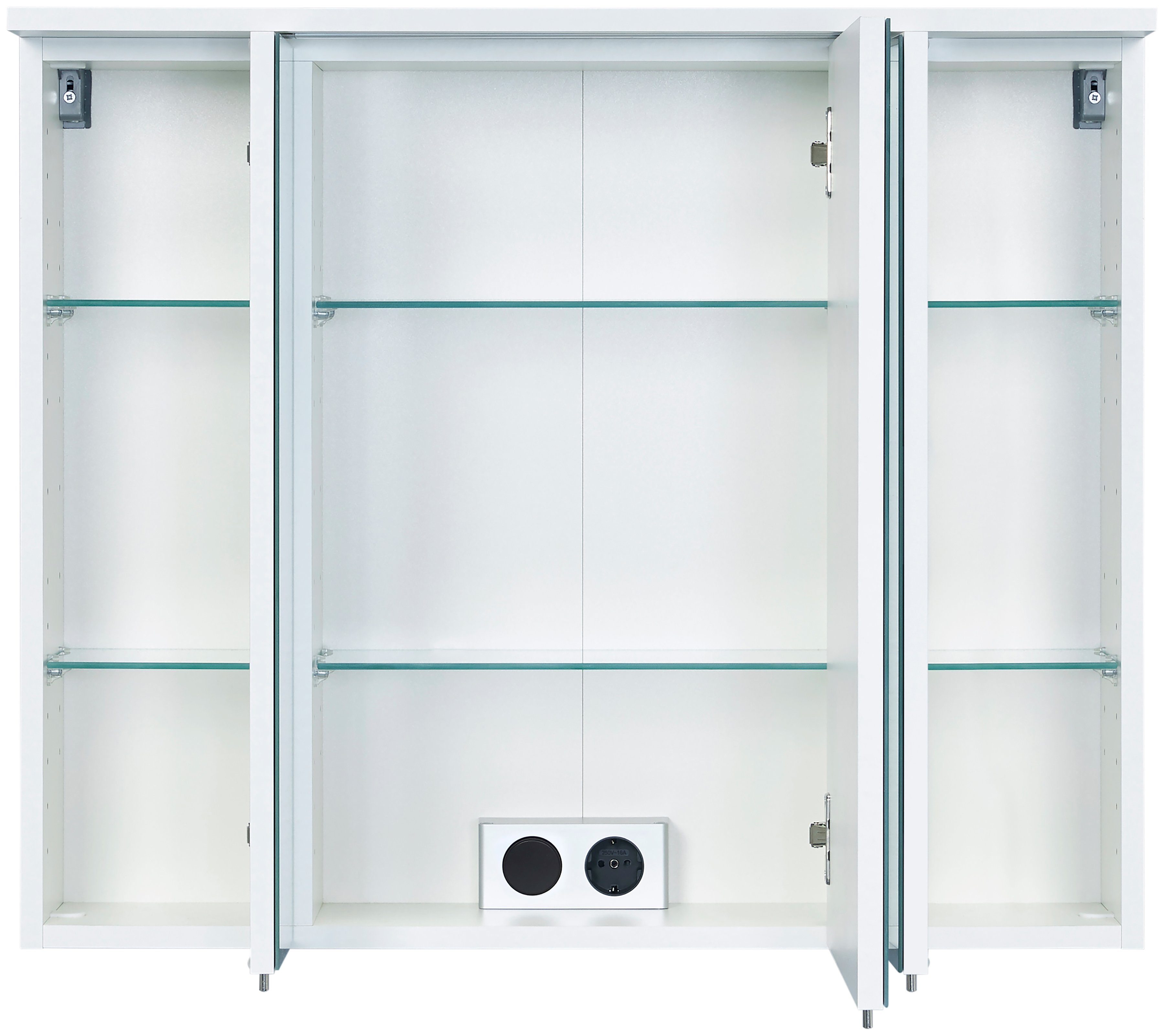 HELD MÖBEL Spiegelschrank Flex Breite 80 cm, mit 3D-Spiegeleffekt