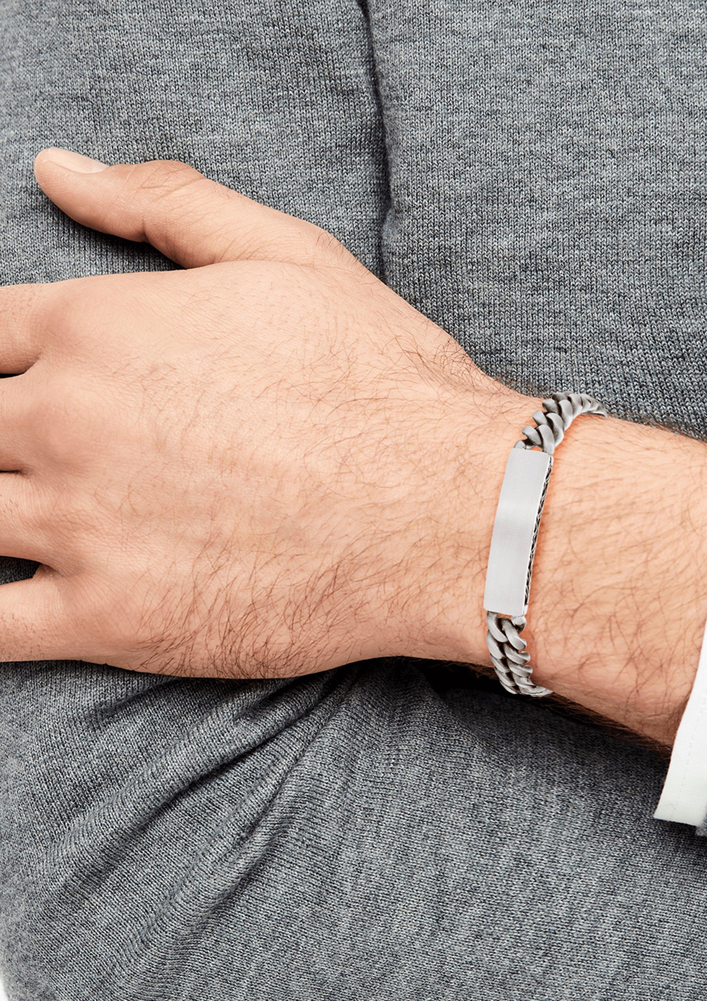 Edelstahlarmband mit seitlicher Flechtung  272.002.6412.4337-99B0