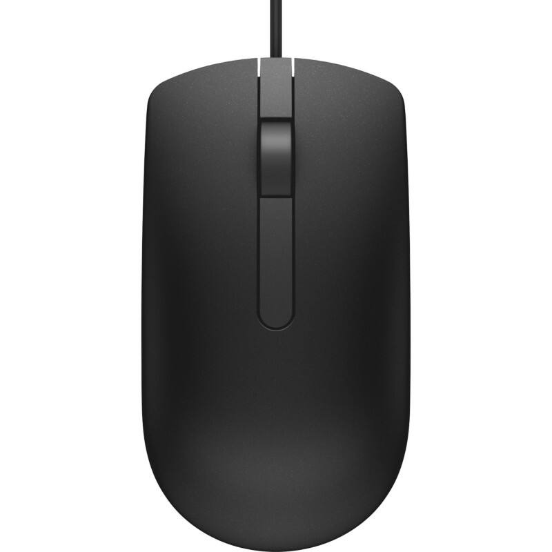 Dell MS116 Maus Verkabelt Schwarz Geeignet für Linkshänder