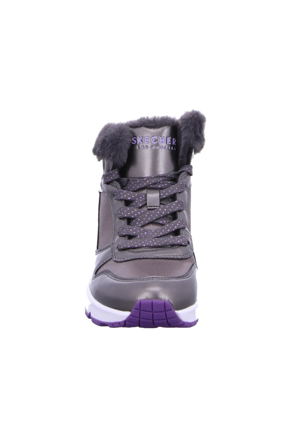 SKECHERS  Sneaker - Grau - Flacher Absatz