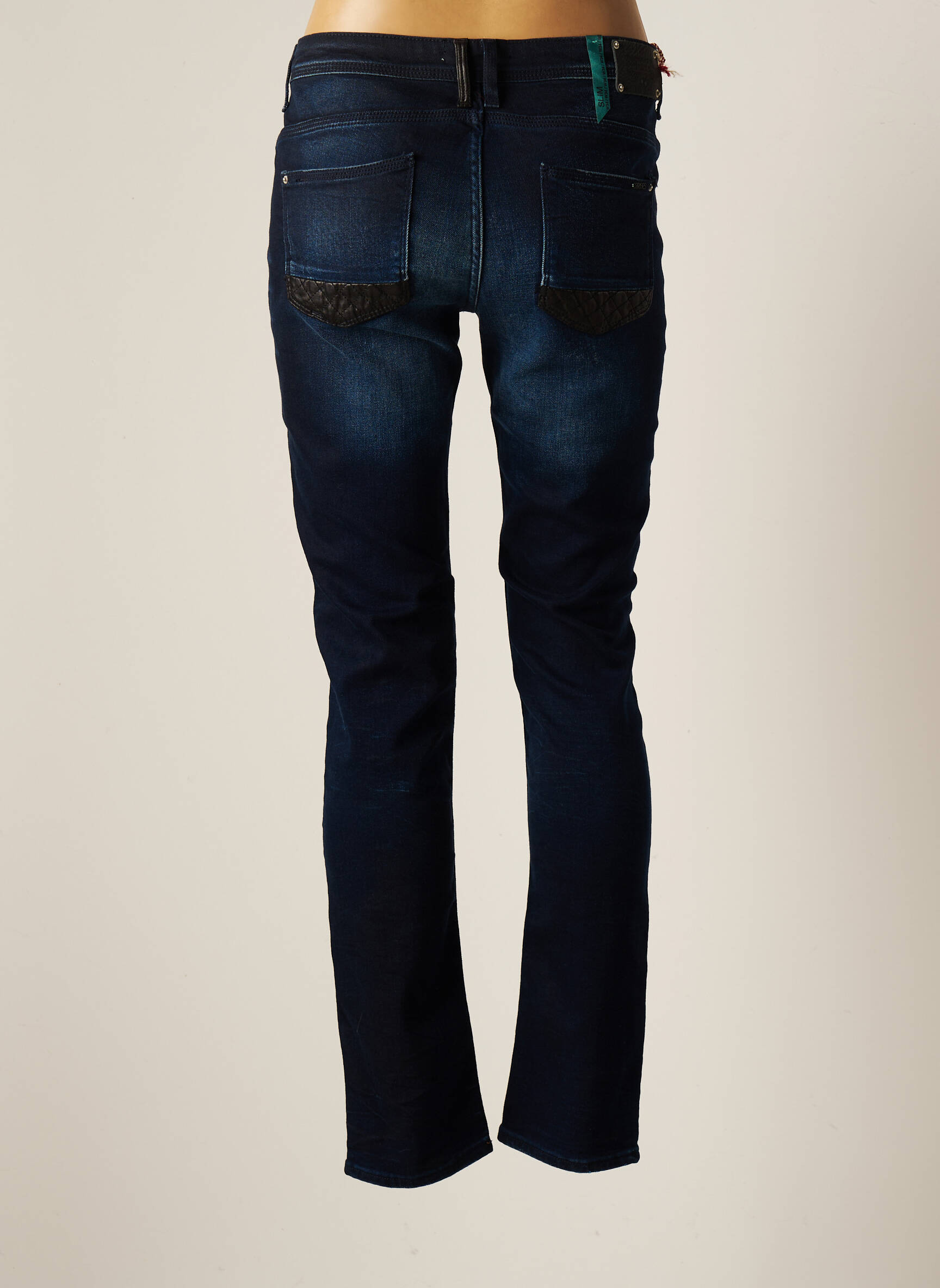 Le Temps Des Cerises Jeans Coupe Slim Femme couleur bleu