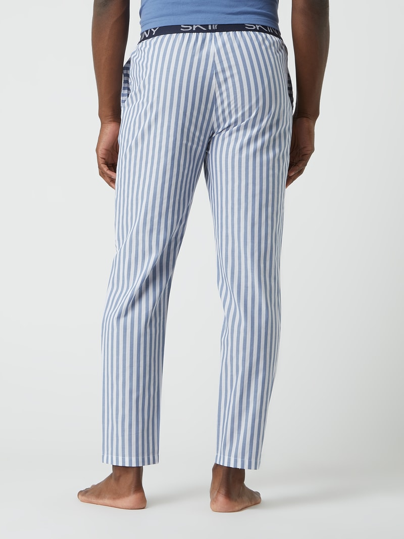 Pyjama-Hose aus Baumwolle in blau