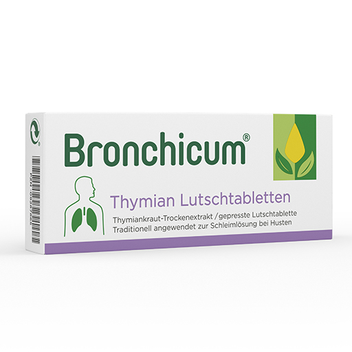 BRONCHICUM Thymian Lutschtabletten  20 St  Lutschtabletten