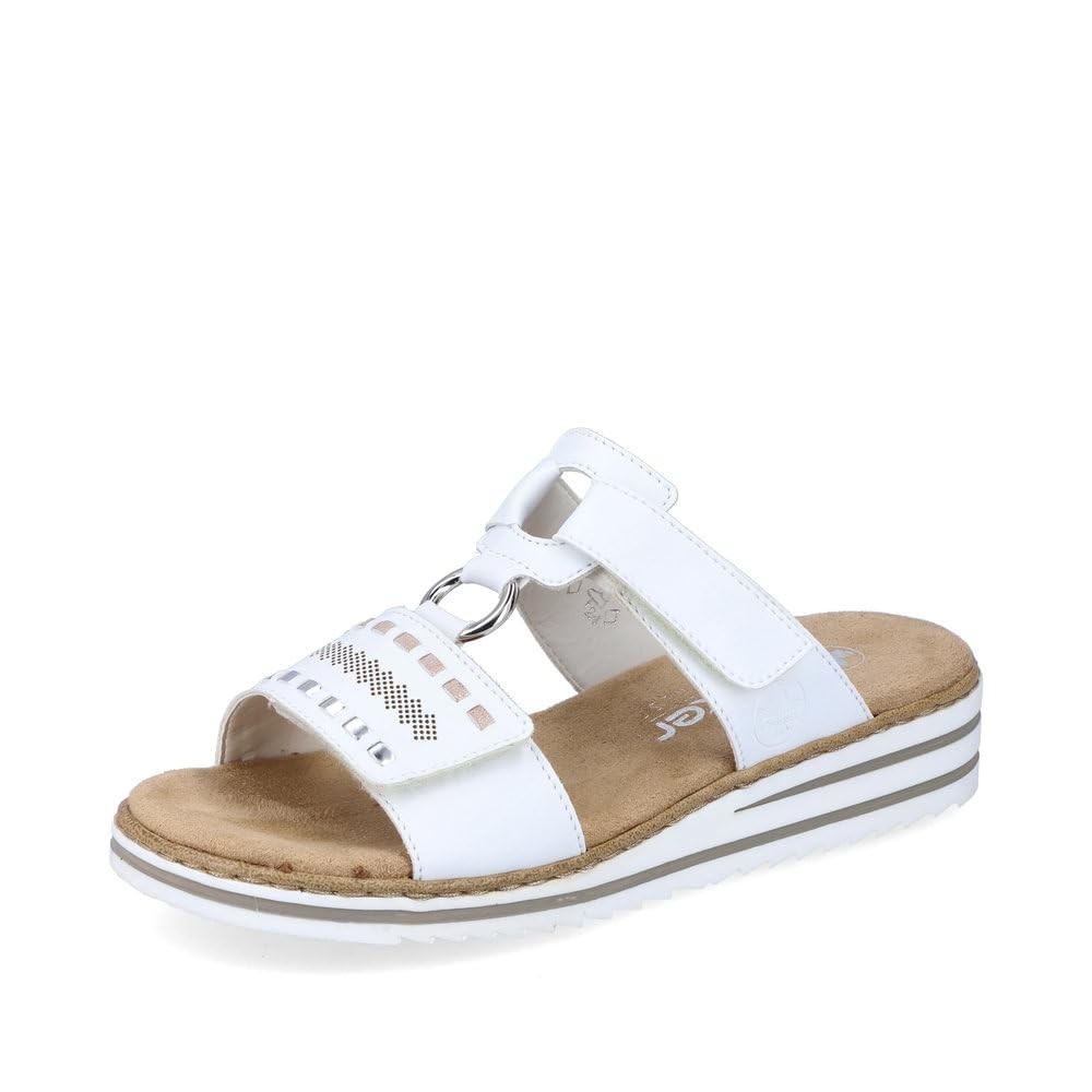 RIEKER Clogs weiss
