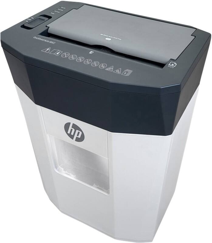 HP OneShred Auto Aktenvernichter Partikelschnitt Sicherheitsstufe P-4 15 L 80CC
