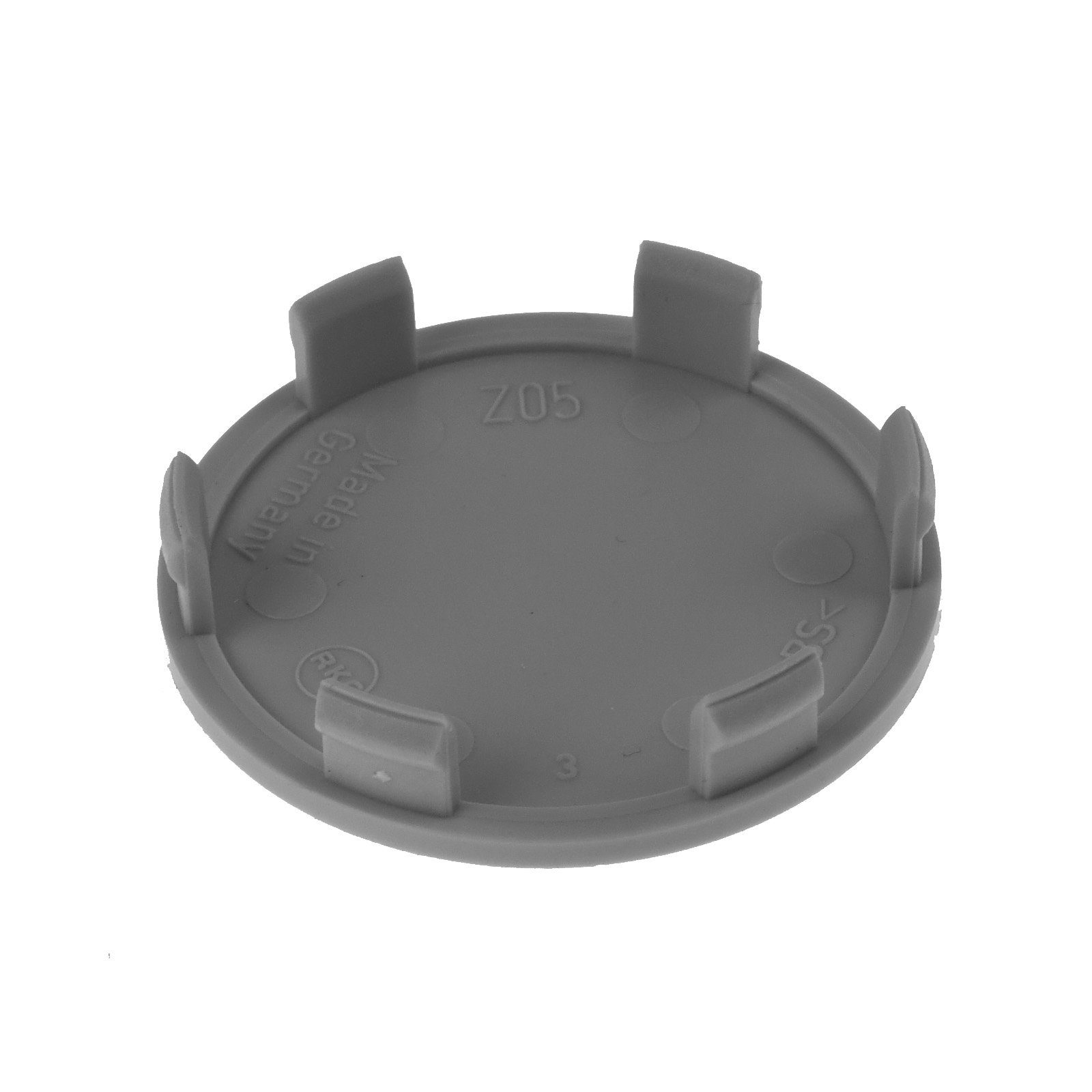 RKC Radkappe 4X 59,3mm Nabenkappen Radnaben Kappen Grau für Brock RC Design Platin