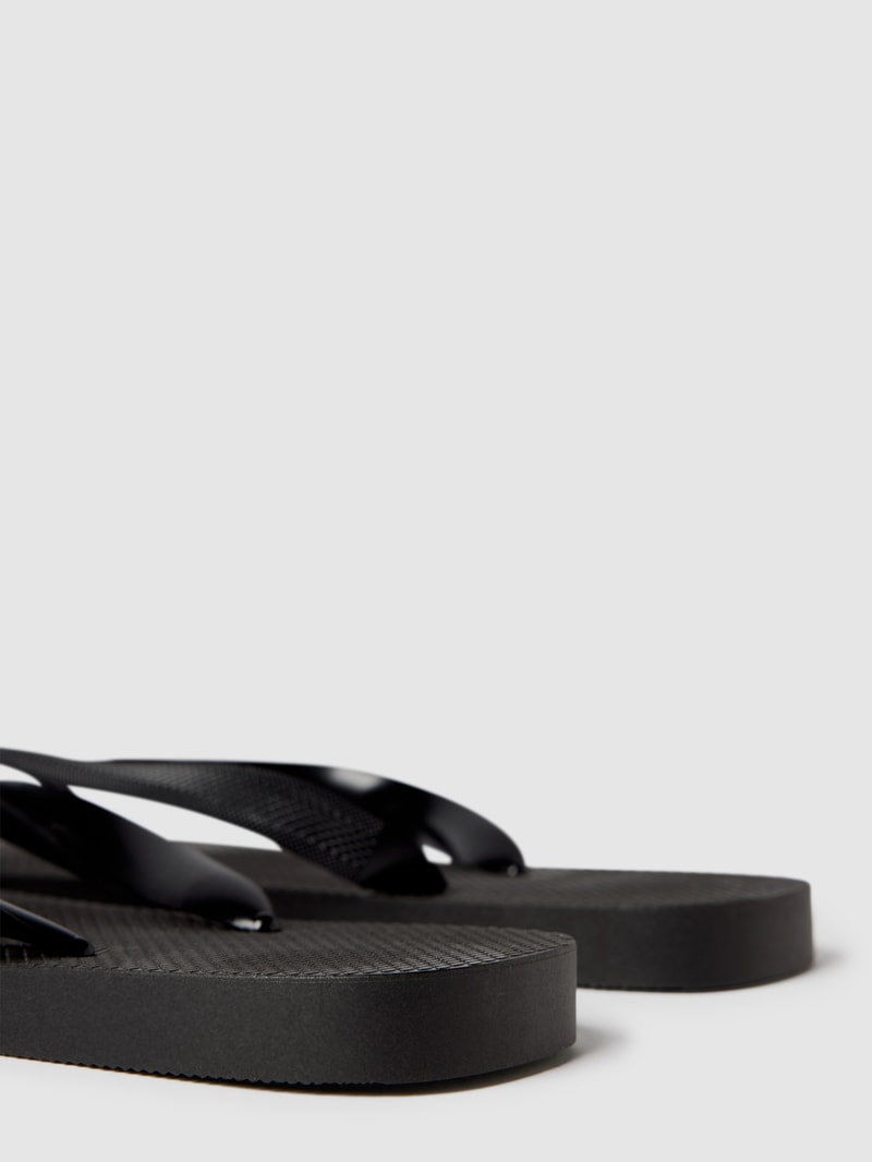 Zehentrenner mit Logo-Print Modell 'Onfire' in schwarz