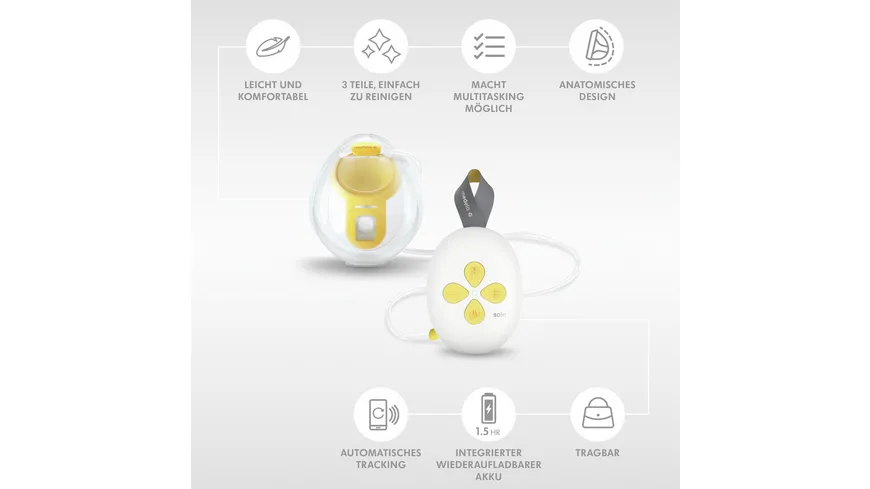Medela Solo™ Hands-free elektrische Milchpumpe