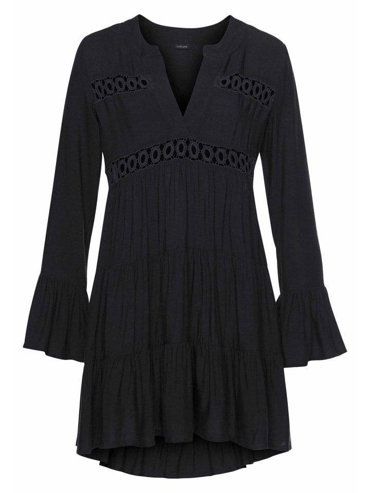 LASCANA Longbluse in schwarz günstig kaufen
